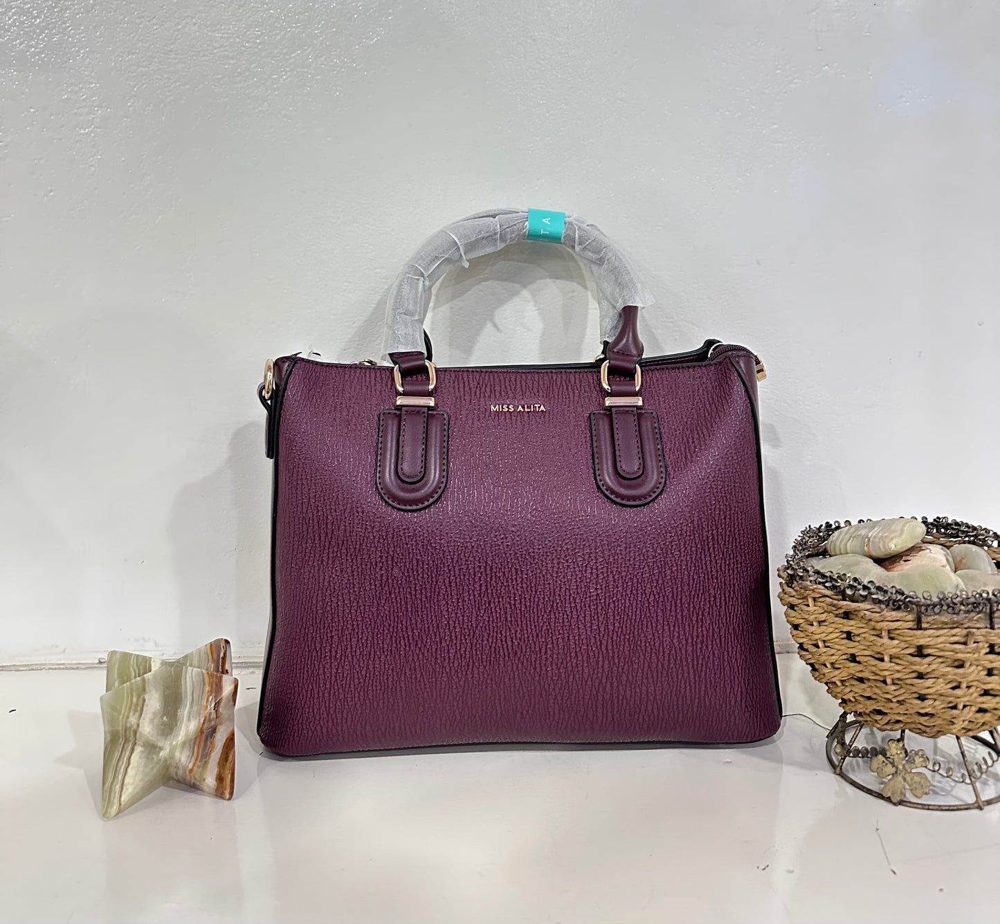 Miss Alita Structured Top Handle Handbag