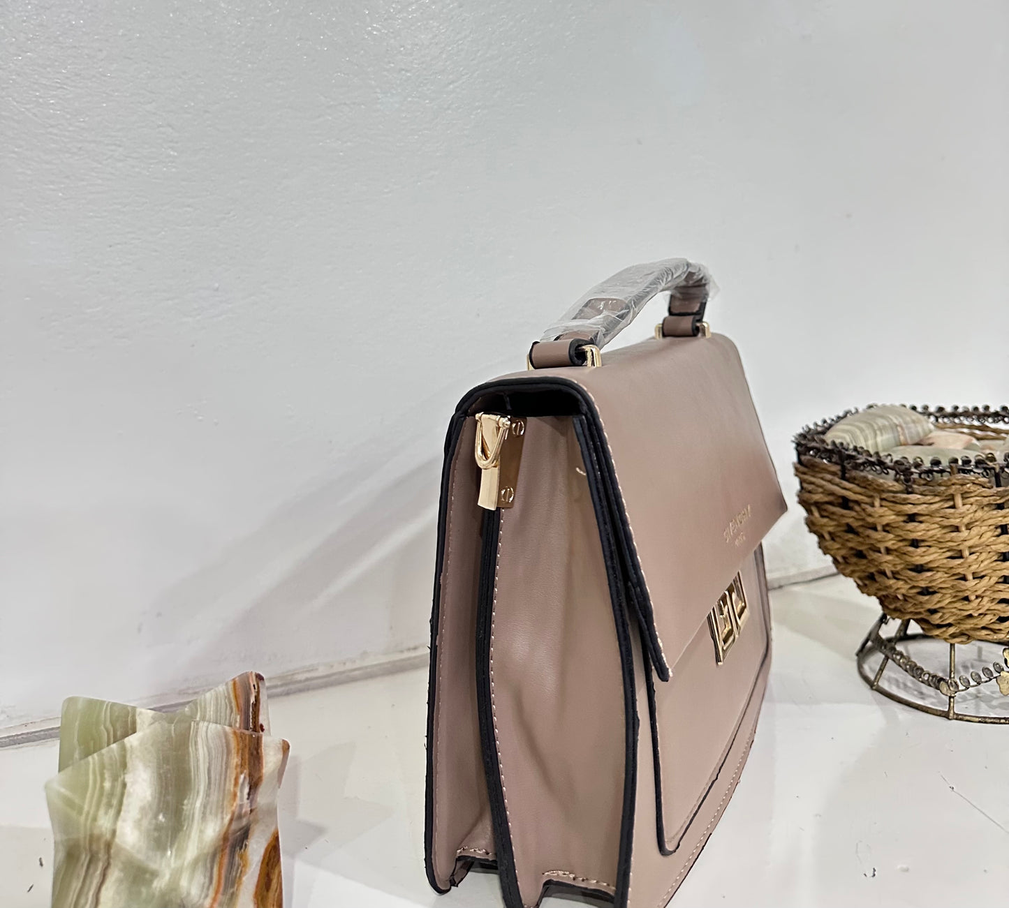 Givenchy Blush Structured Top-Handle Bag