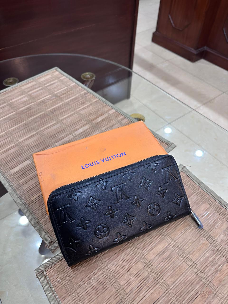 Louis Vuitton Monogram Empreinte Zippy Wallet (Black)