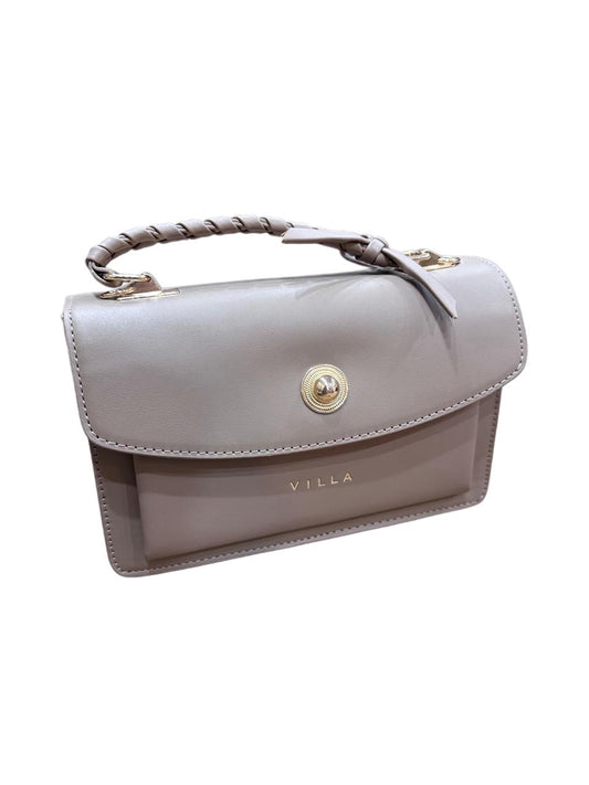 Villa Luxe Braided Top Handle Mini Bag – Taupe