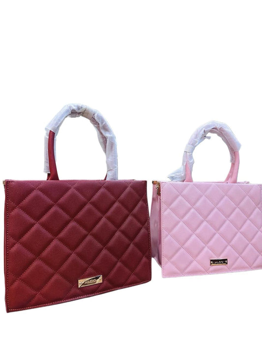 Quilted Top-Handle Structured Tote (ALDO Heart Motif Edition)