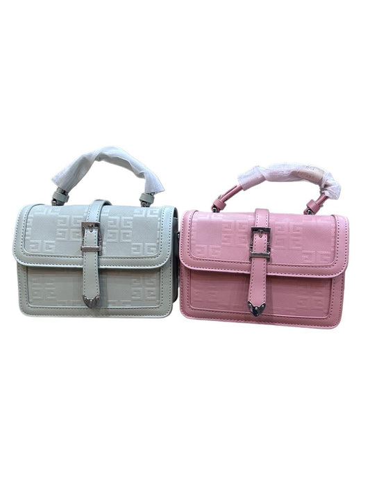 Chic Mini Top-Handle Monogram Satchel