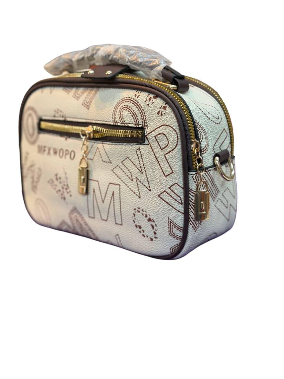 C6. Elegant Monogram Mini Crossbody Bag