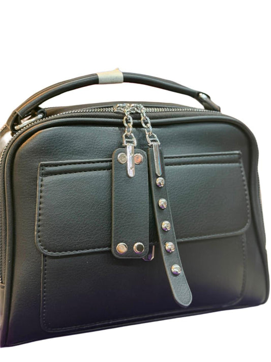 Classic Cognac Convertible Crossbody Handbag